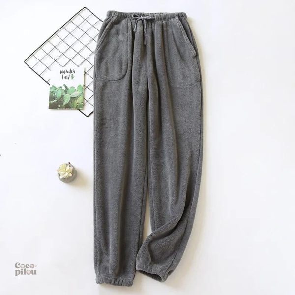 Pyjama homme en flanelle, idéal pour les nuits d'hiver