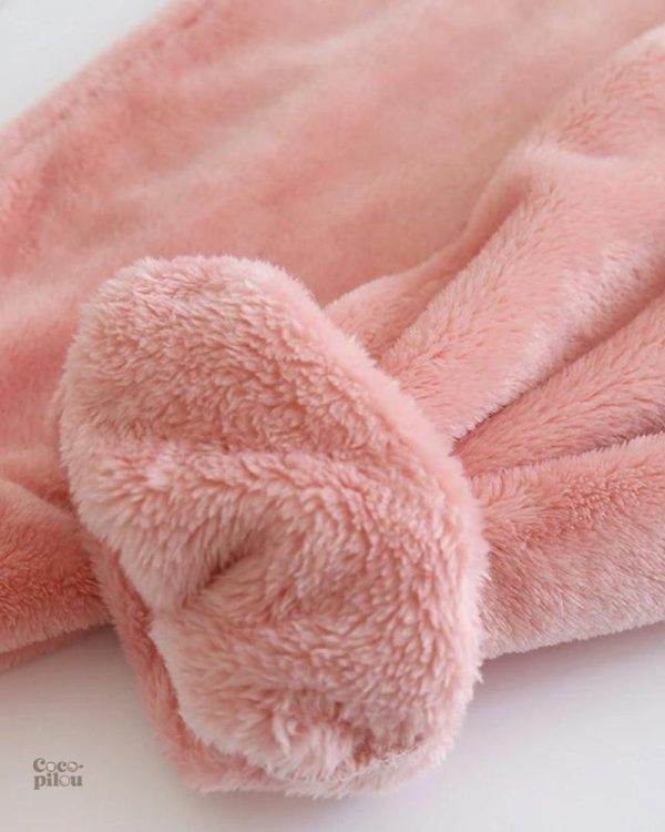 Vêtement de nuit polaire pour femme, style cocooning