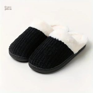 Pantoufle chaude pour homme en pilou pilou confortable