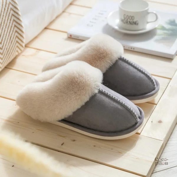 Chaussons chauds pour femmes, idéals pour l'hiver