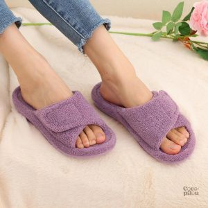 Pantoufles douces et confortables avec semelle antidérapante
