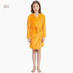Peignoir bain fille Pilou Pilou renard en tissu doux