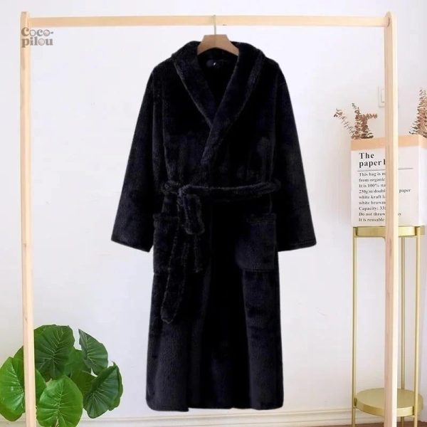 Peignoir de bain moelleux pour femme en Pilou Pilou