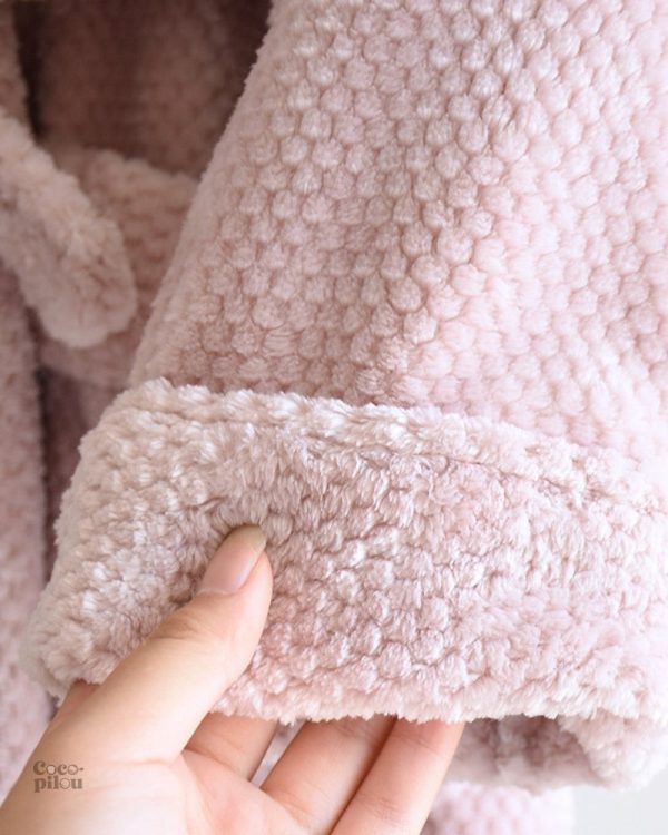 Peignoir en tissu ultra doux
