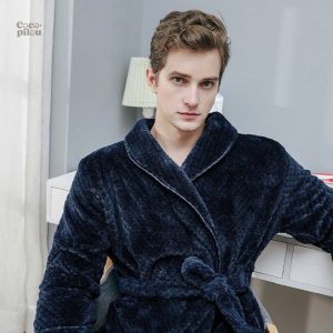 Peignoir Pilou homme en tissu doux et confortable