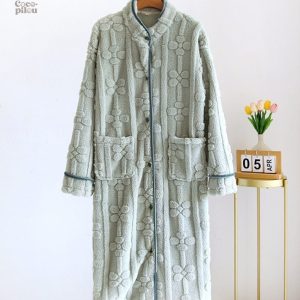 Peignoir éponge Pilou Pilou femme confortable et doux