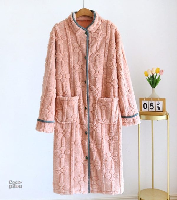 Peignoir femme polaire Pilou Pilou confortable et doux