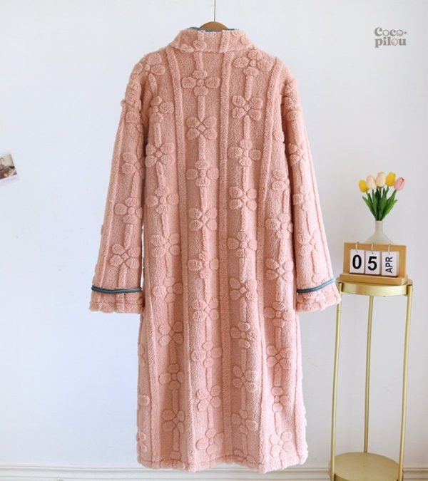 Peignoir polaire femme pour des moments cocooning