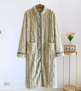 Peignoir long Pilou Pilou femme, doux et confortable