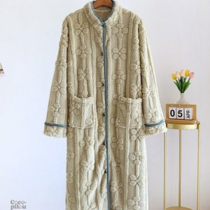 Peignoir long Pilou Pilou femme, doux et confortable