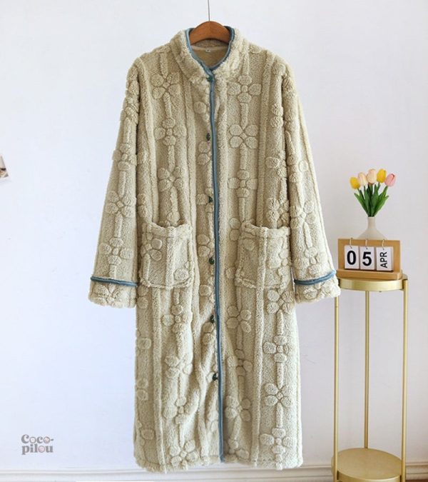 Peignoir long Pilou Pilou femme, doux et confortable