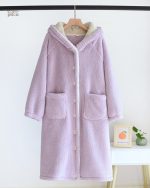 Peignoir doux Pilou Pilou en microfibre pour moments de détente