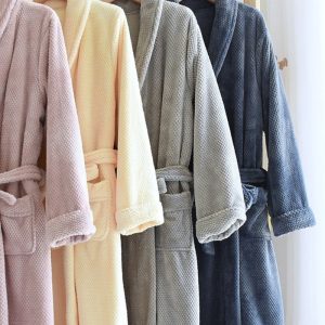 Peignoir en pilou pilou pour femme, idéal pour le confort