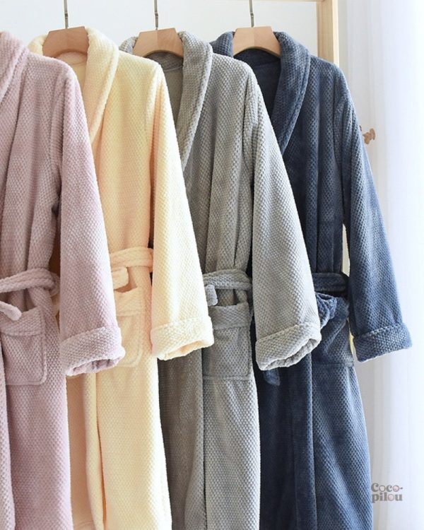 Peignoir en pilou pilou pour femme, idéal pour le confort
