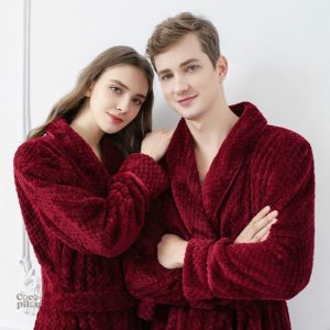 Peignoir doux homme, style Pilou Pilou pour un look cocooning