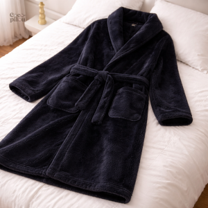 Peignoir Pilou Pilou noir pour homme
