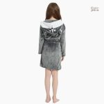 Vêtement pilou pilou fille, peignoir polaire tendance et chaleureux