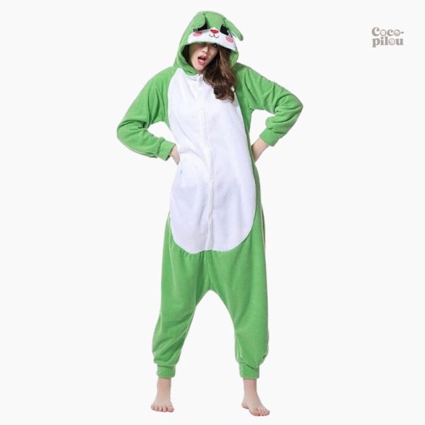 Style ludique avec cette combinaison lapin douce