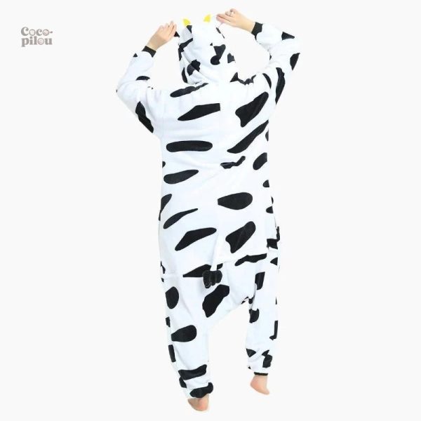 Combinaison douce vache, idéale pour les moments de détente féminins