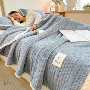 Plaid en pilou pilou, idéal pour se réchauffer