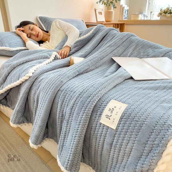 Plaid en pilou pilou, idéal pour se réchauffer
