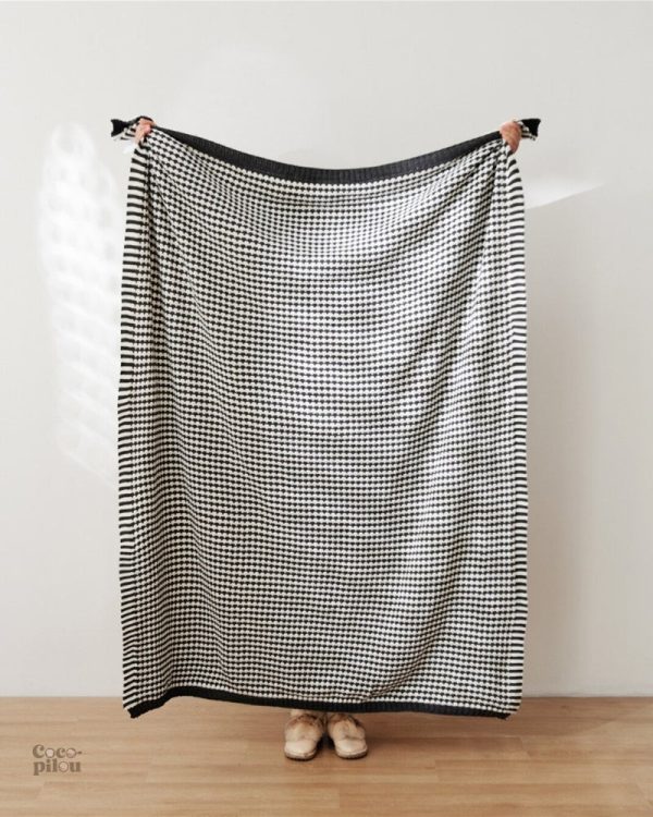 Plaid doux et chaleureux, idéal pour le salon cozy