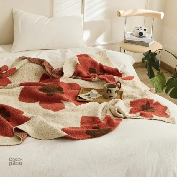 Plaid doudou doux et confortable pour les soirées cocooning