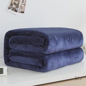 Plaid Douillet Bleu en pilou pilou