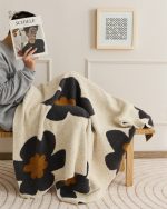 Couverture douce en pilou pilou, parfaite pour le cocooning