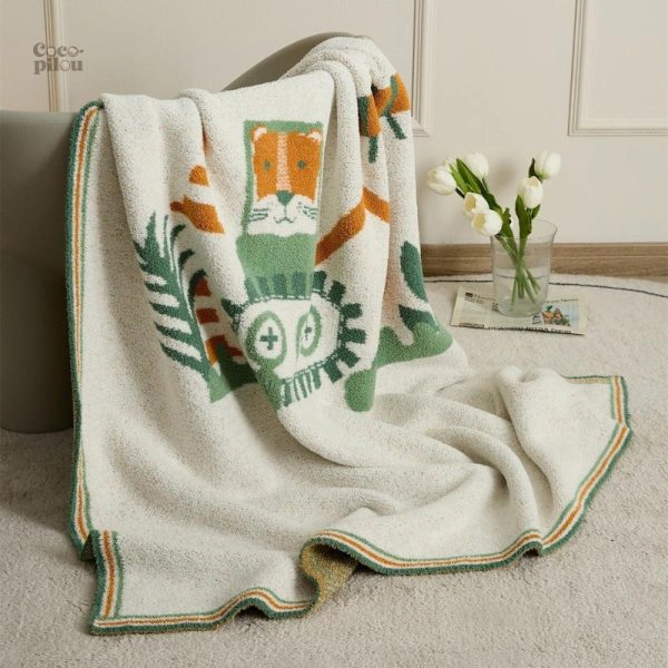 plaid-molletonne-1 Plaid molletonné doux et confortable pour les soirées cocooning