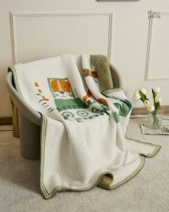 Couverture Pilou Pilou, idéale pour se réchauffer pendant l'hiver