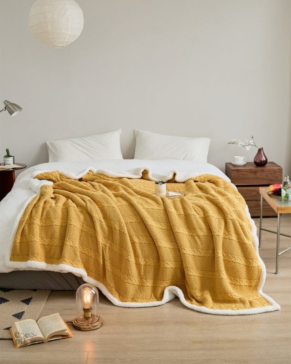 Plaid moelleux idéal pour se blottir pendant l'hiver