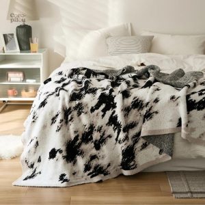 Plaid mouton doux et confortable pour un cocooning optimal