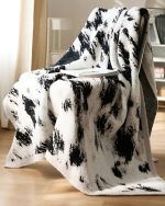 Couverture Pilou Pilou en fausse fourrure pour hiver chaleureux