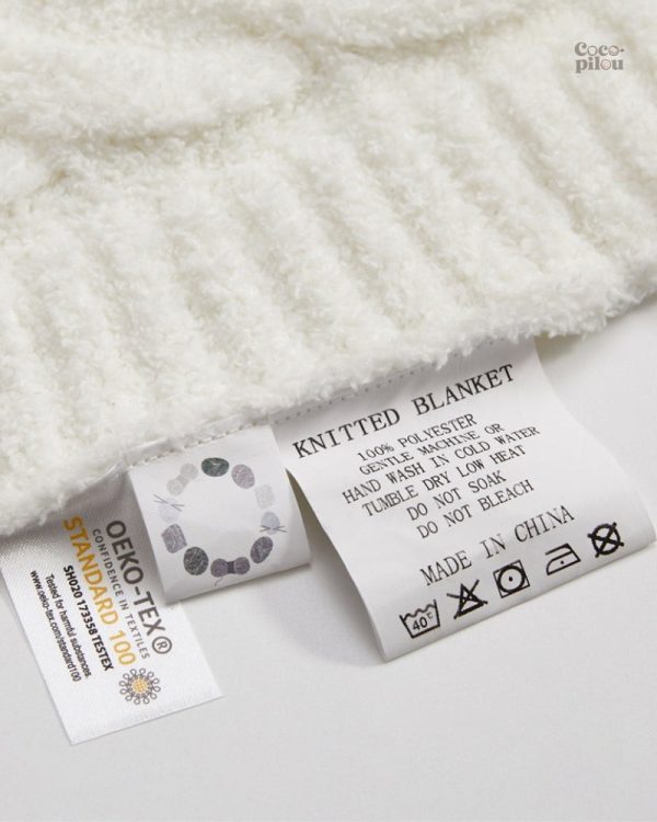 Plaid polaire blanc, chaleur et confort assurés
