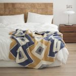 Plaid polaire pour canapé confortable et doux