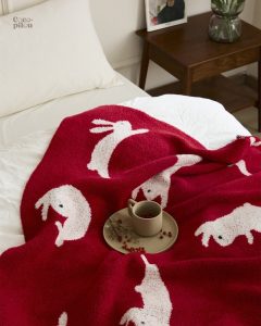 Plaid Pilou Pilou avec design animalier original