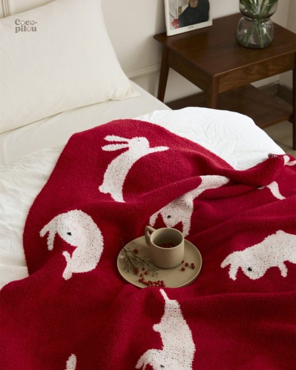 Plaid Pilou Pilou avec design animalier original