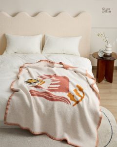 Plaid polaire rose, parfait pour ajouter une touche de couleur