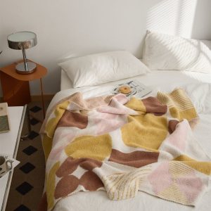 Couverture pilou pilou en sherpa, parfaite pour se réchauffer