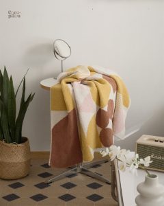 Couverture douce en tissu sherpa, ambiance chaleureuse garantie