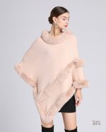 Poncho confortable pour femme en tissu doux