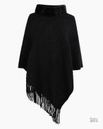 Poncho doux et chaud pour le froid