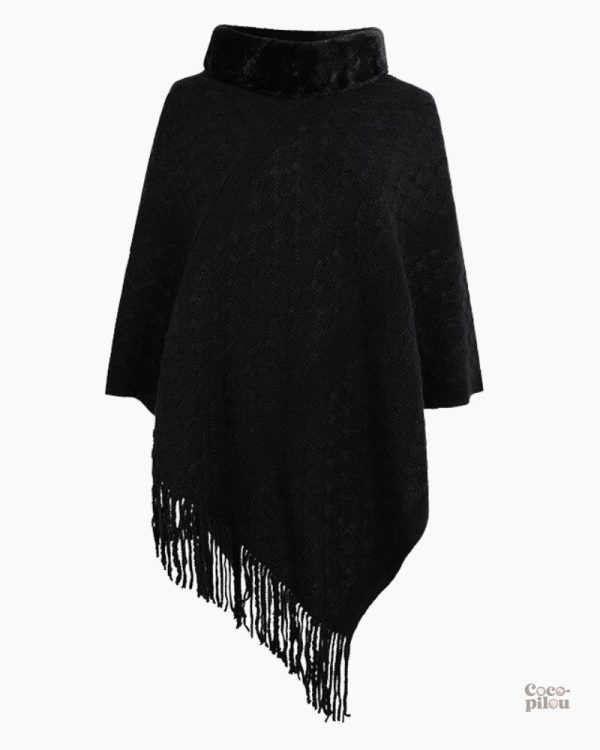 Poncho doux et chaud pour le froid