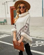 Poncho Pilou Pilou femme en tissu doux et confortable