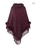 Poncho Pilou Pilou en coloris tendance pour un look moderne