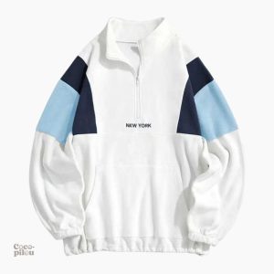 Pull doux blanc pour femme