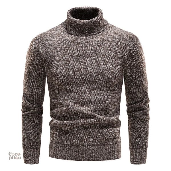 Pull chaud col roulé, confort et douceur pour l'hiver