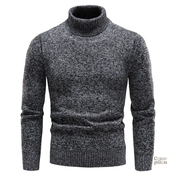 Pull col roulé homme, idéal pour les journées fraîches
