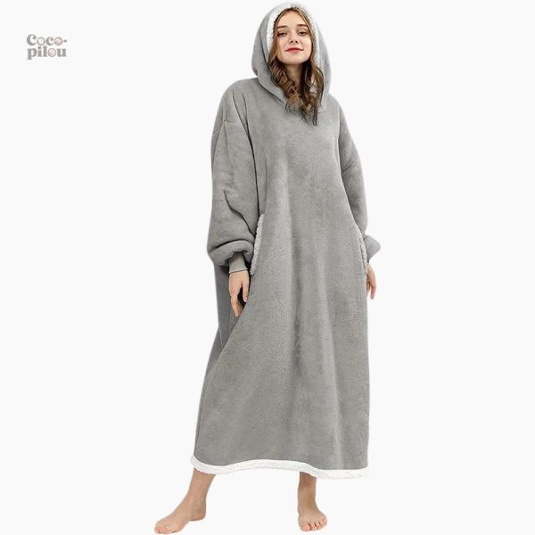 Pull plaid gris Pilou Pilou